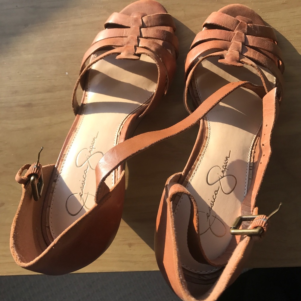 Size 11 Jessica Simpson Wedge Sandals